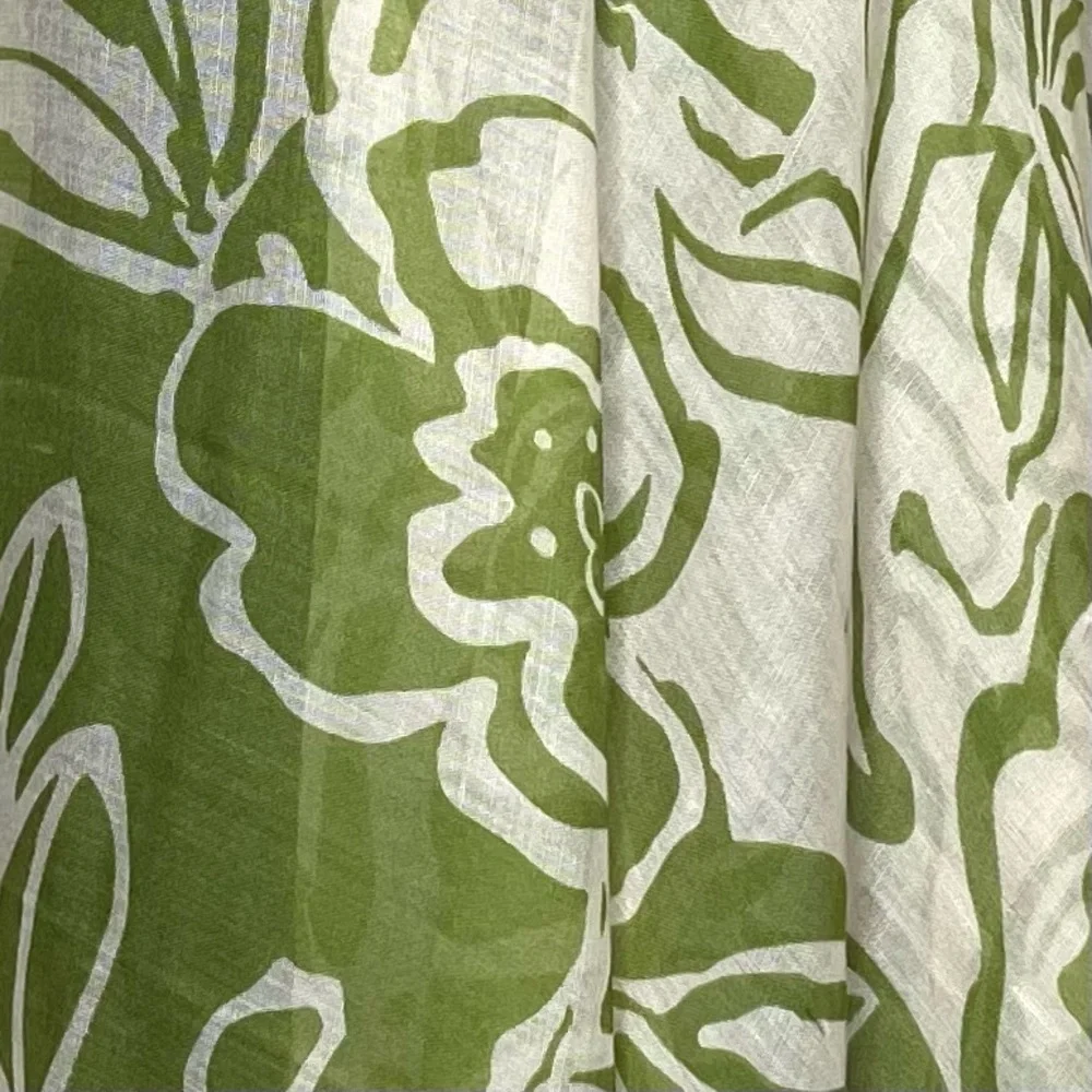 🔥 Pashmina Style Wrap Scarf Green Cream